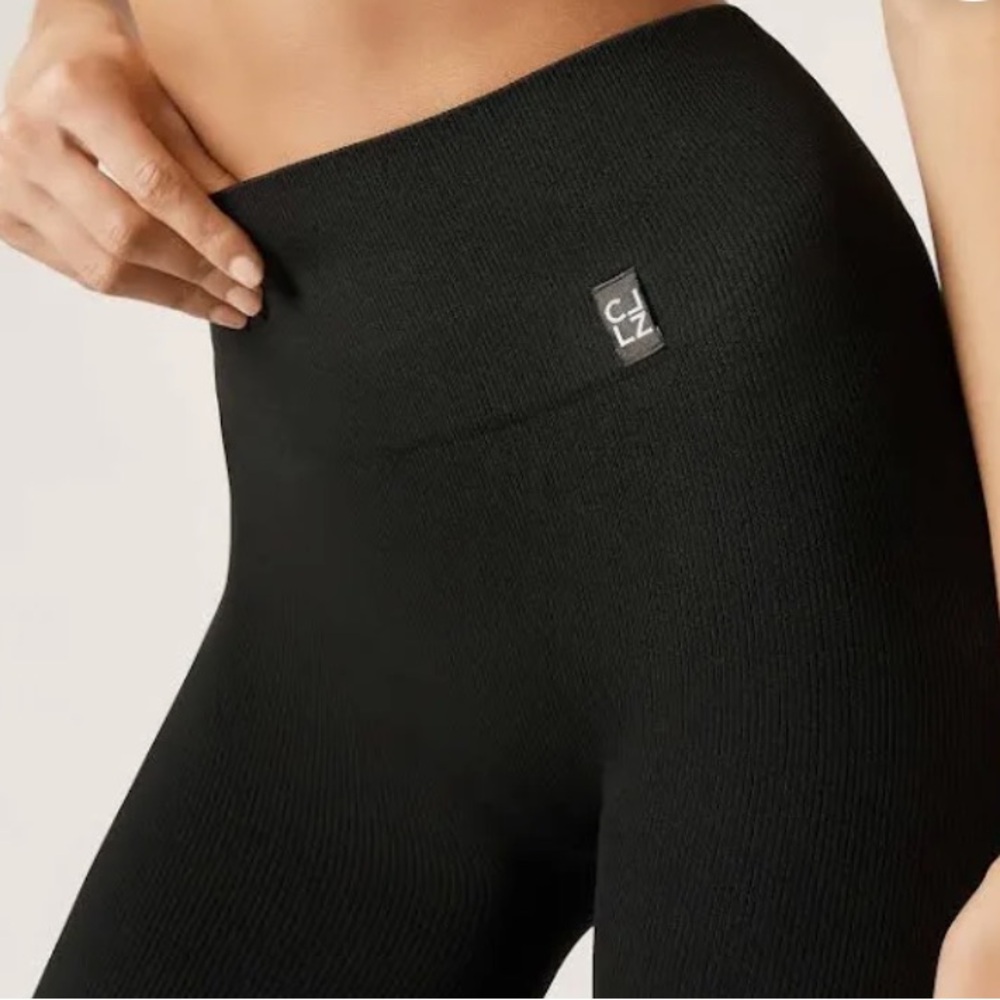 Calzedonia Women‎ Medium Black Side Stripes Leggings